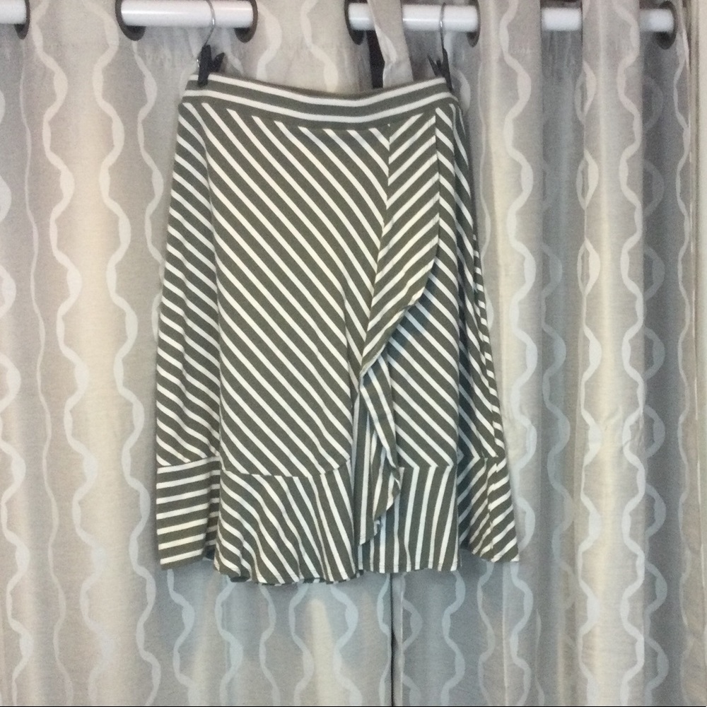 Faux Wrap Skirt